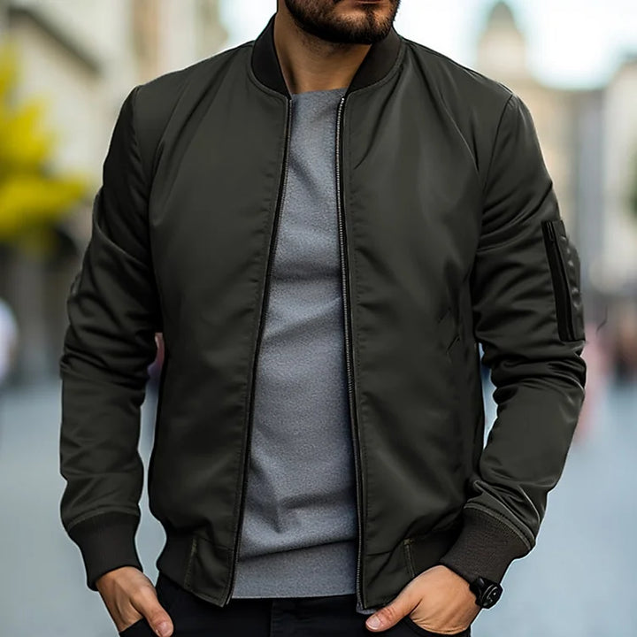 Levoire | Veste Bomber Élégante Vert olive