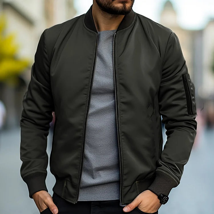 Levoire | Veste Bomber Légère Pour Hommes Vert olive