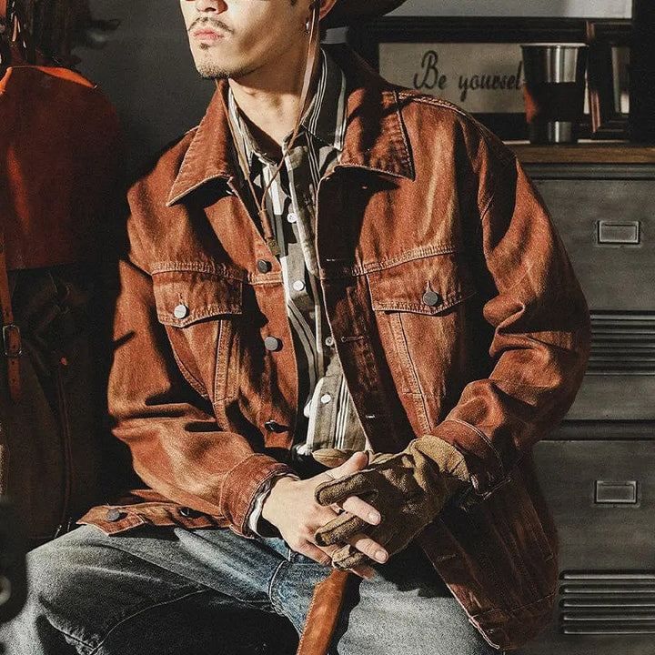 Levoire | Veste En Denim Vinalbum À Manches Longues