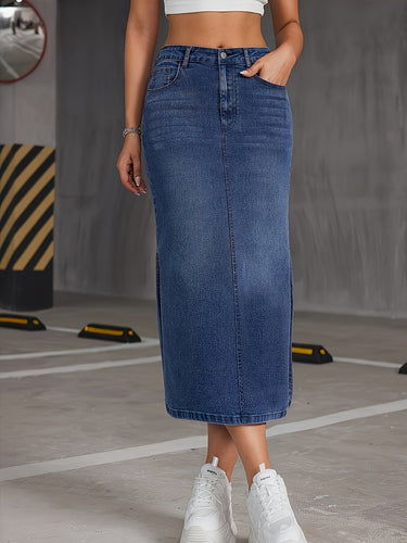 Levoire | Denim Lyocostakki Taille Haute Et Lavage Bourgogne