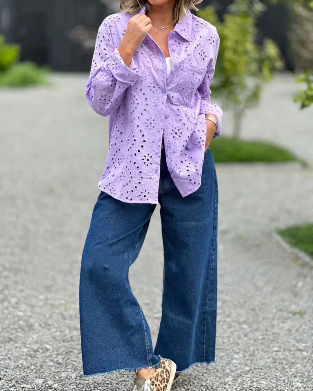 Levoire | Blouse en cotton brodée pour vos journées ensoleillées