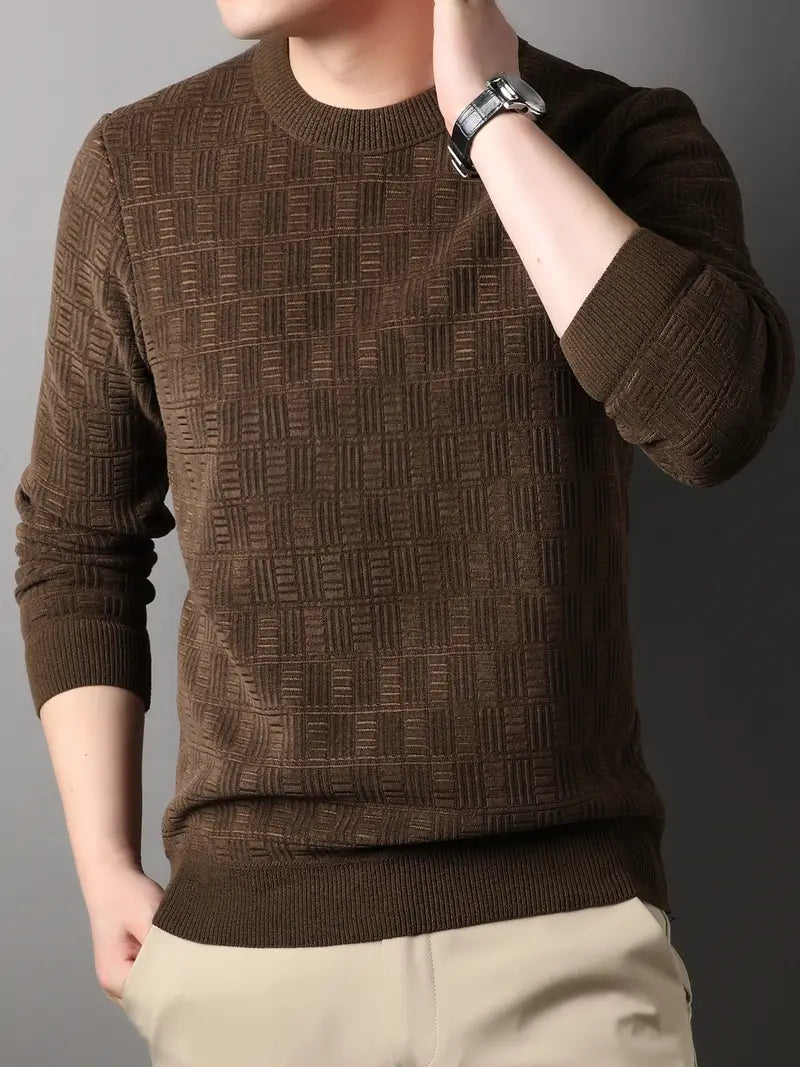 Levoire | Sweat-Shirt De Luxe Élégant Avec Col Rond Pour Hommes