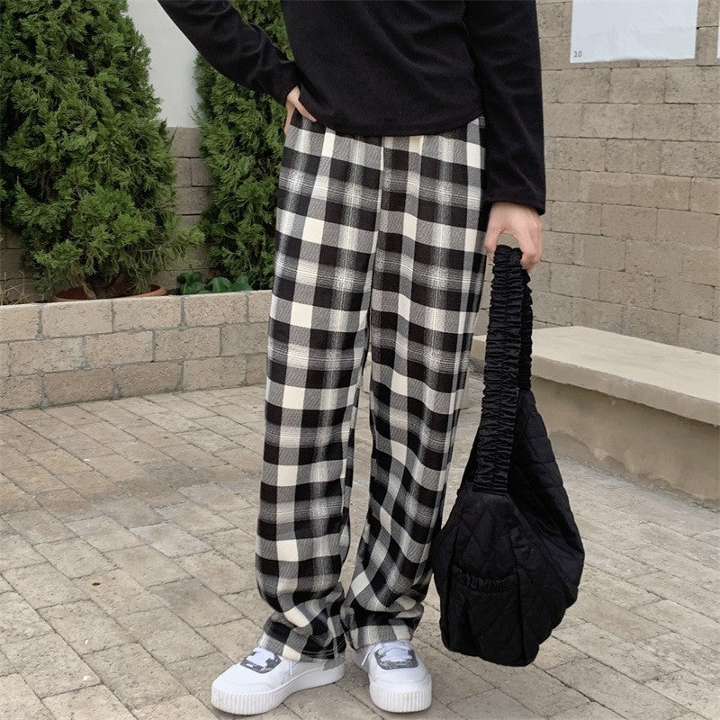 Levoire | Pantalon De Pyjama Décontracté En Polaire Doublé Blanc Une taille