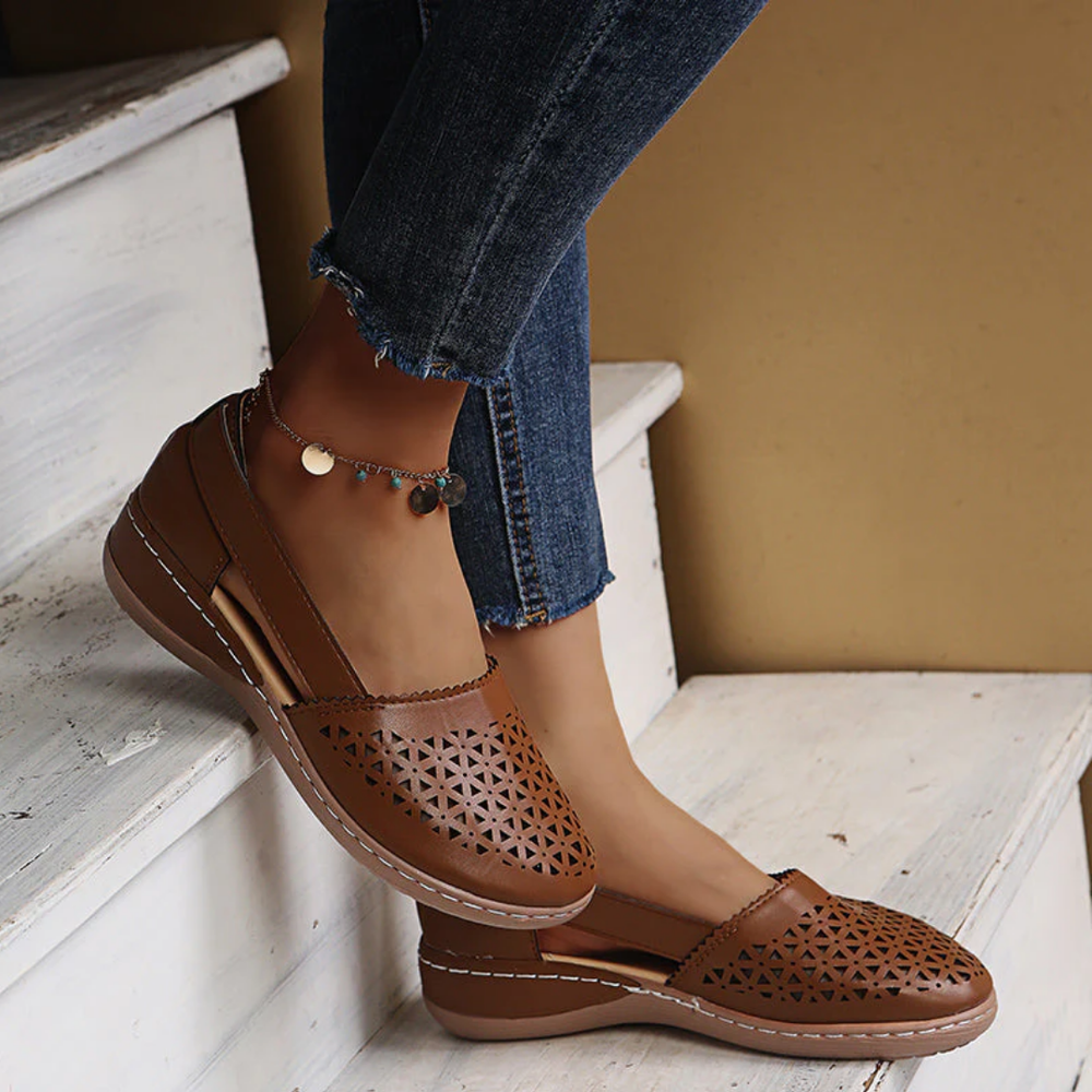 Levoire | Espadrille décontractée pour femmes Braun