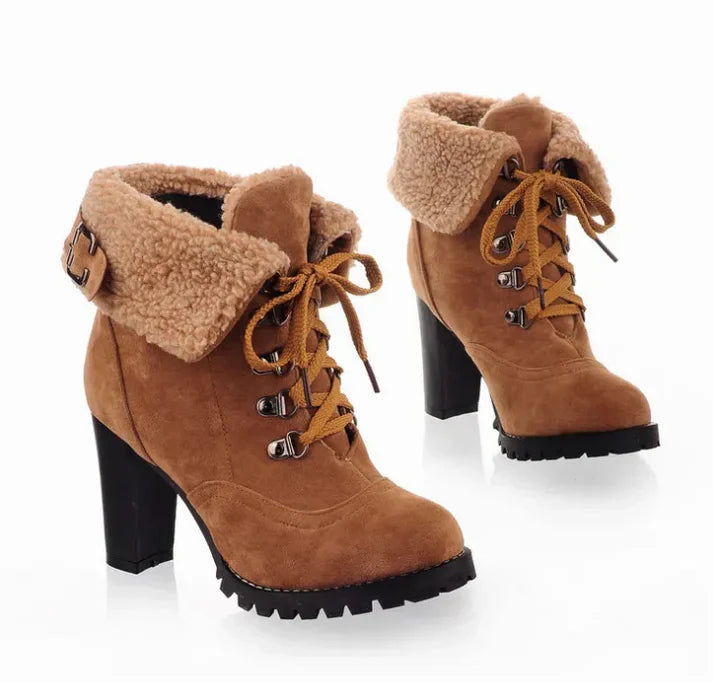 Levoire | Doublure Chaude Glidestopp Semelle Bottes Hautes Braun