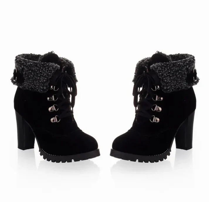 Levoire | Doublure Chaude Glidestopp Semelle Bottes Hautes Noir