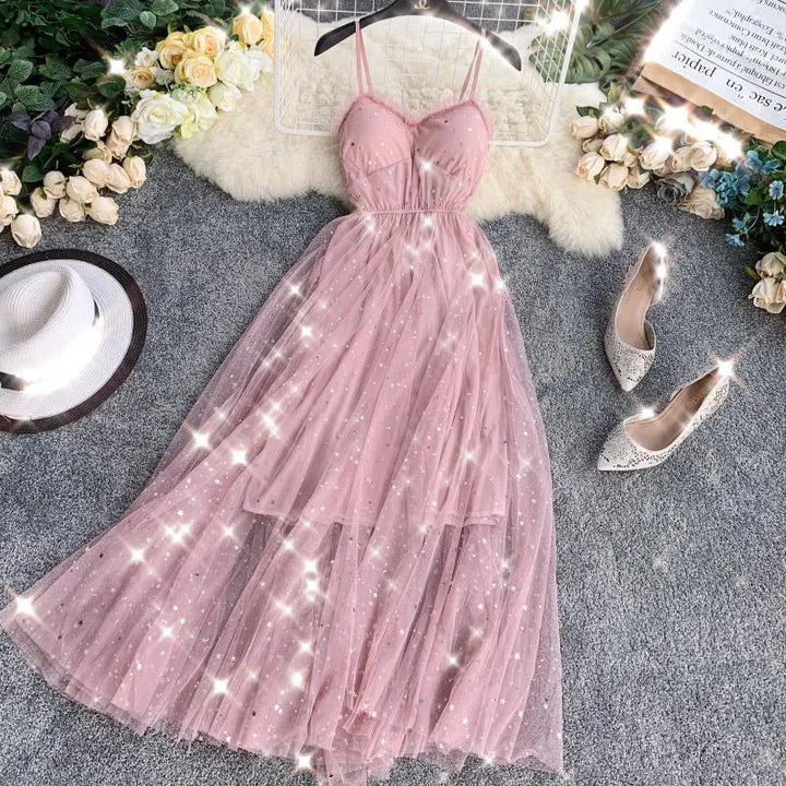 Levoire | Maillot à bretelles au-dessus du genou Rosa