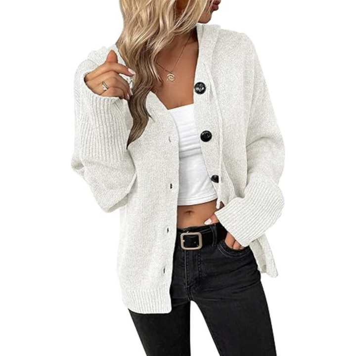 Levoire | Veste Élégante Avec Capuche : La Parfaite Combinaison De Style Et De Praticité Blanc
