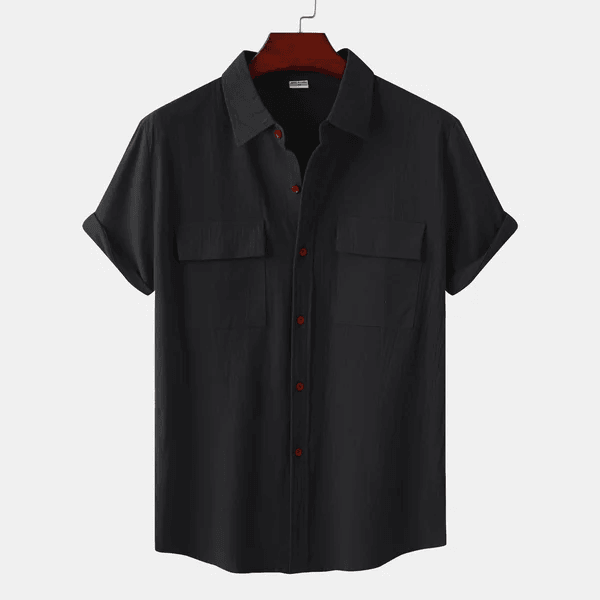 Levoire | Chemise À Manches Courtes Noir