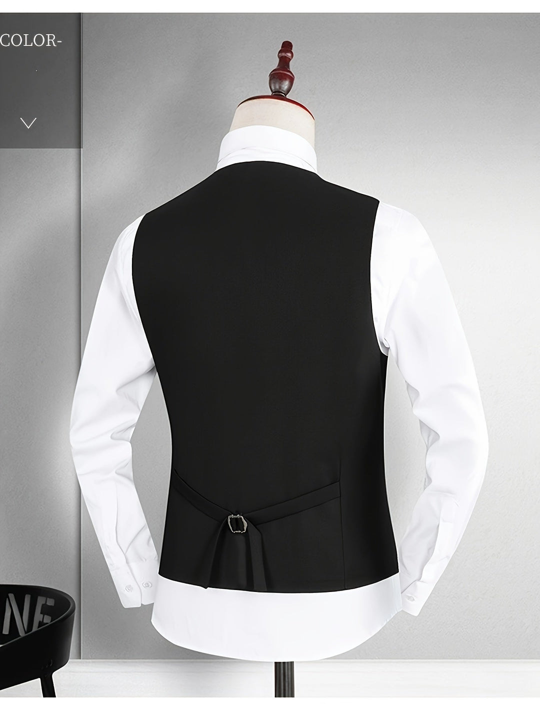Levoire | Retro Homme Costume Avec Boutonnage Simple Et Col En V