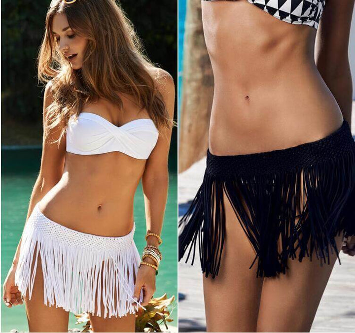 Levoire | Robe De Plage Tricotée À La Main En Crochet Mini Bikini Cover-Up