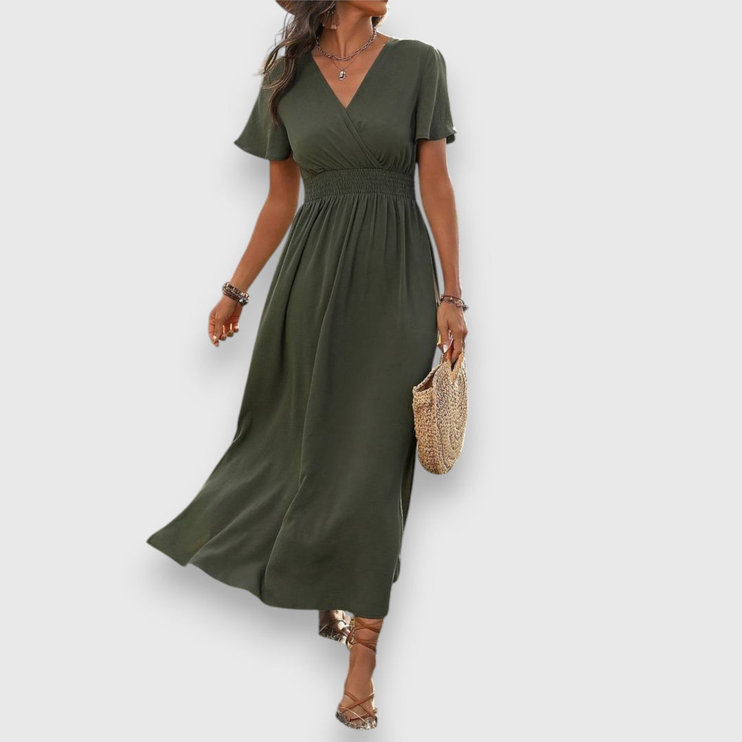 Levoire | Élégant Robe Manches Courtes