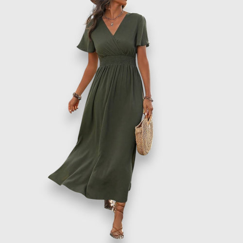 Levoire | Élégant Robe Manches Courtes