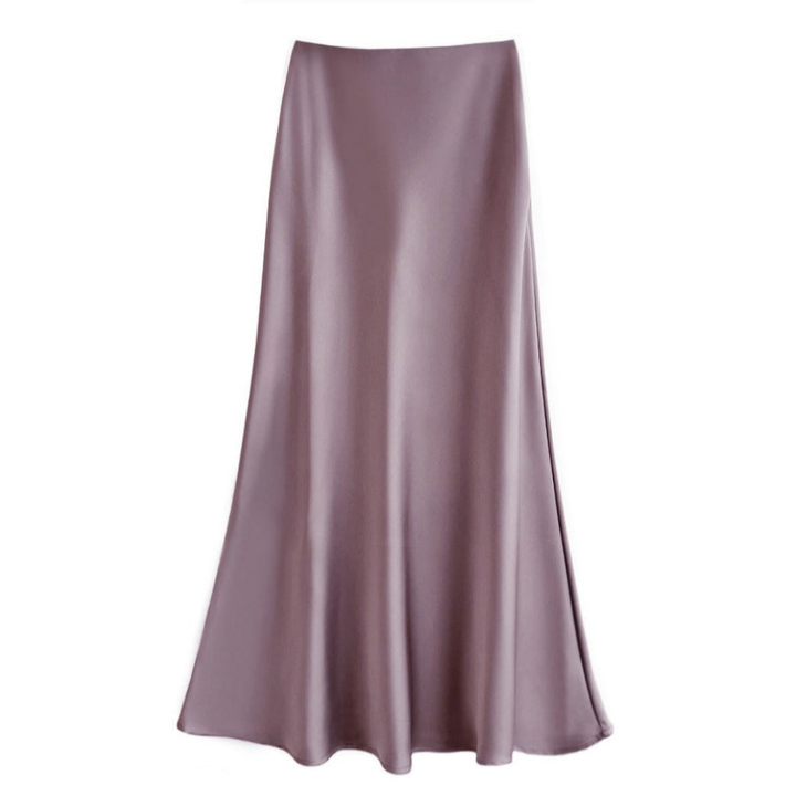 Levoire | Jupe En Soie Pour Femmes Lilas