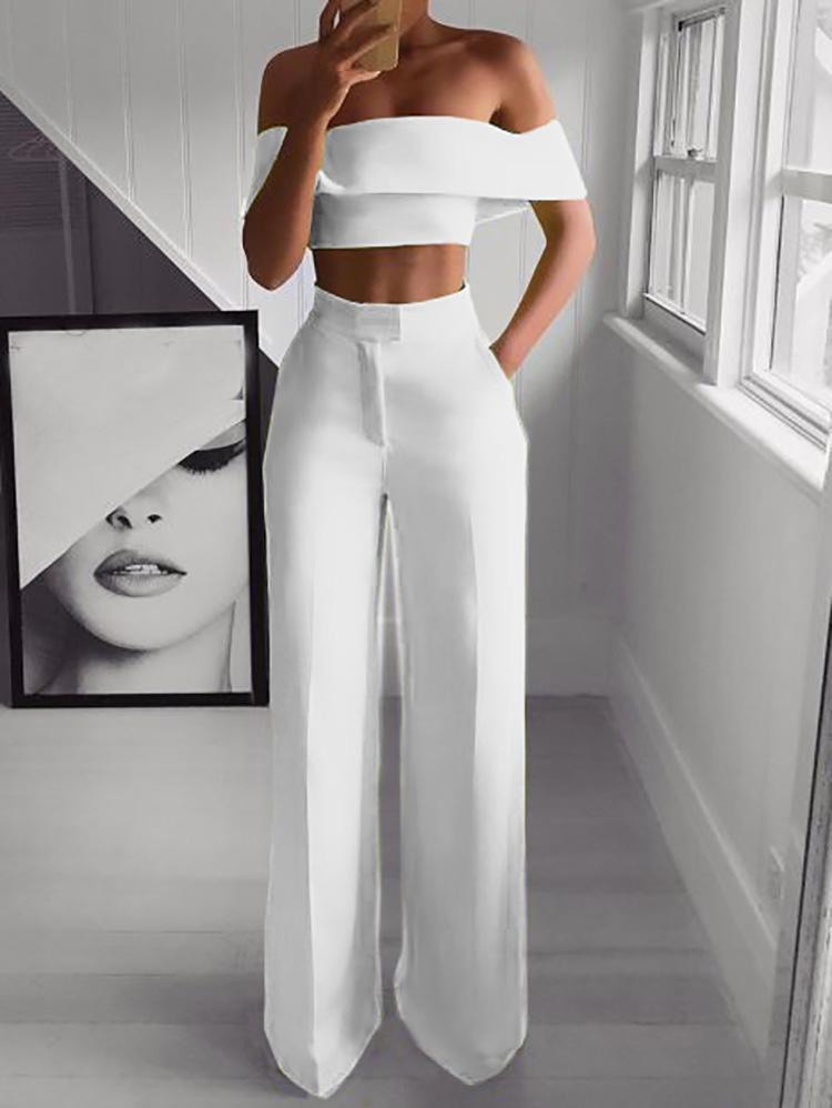 Levoire | Ensemble Bi-Matière Blanc Noir D'Été Blanc