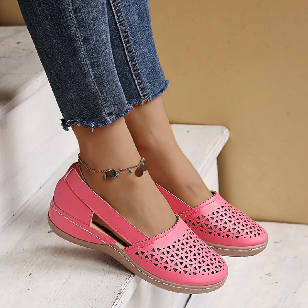Levoire | Espadrille décontractée pour femmes Rose Rouge