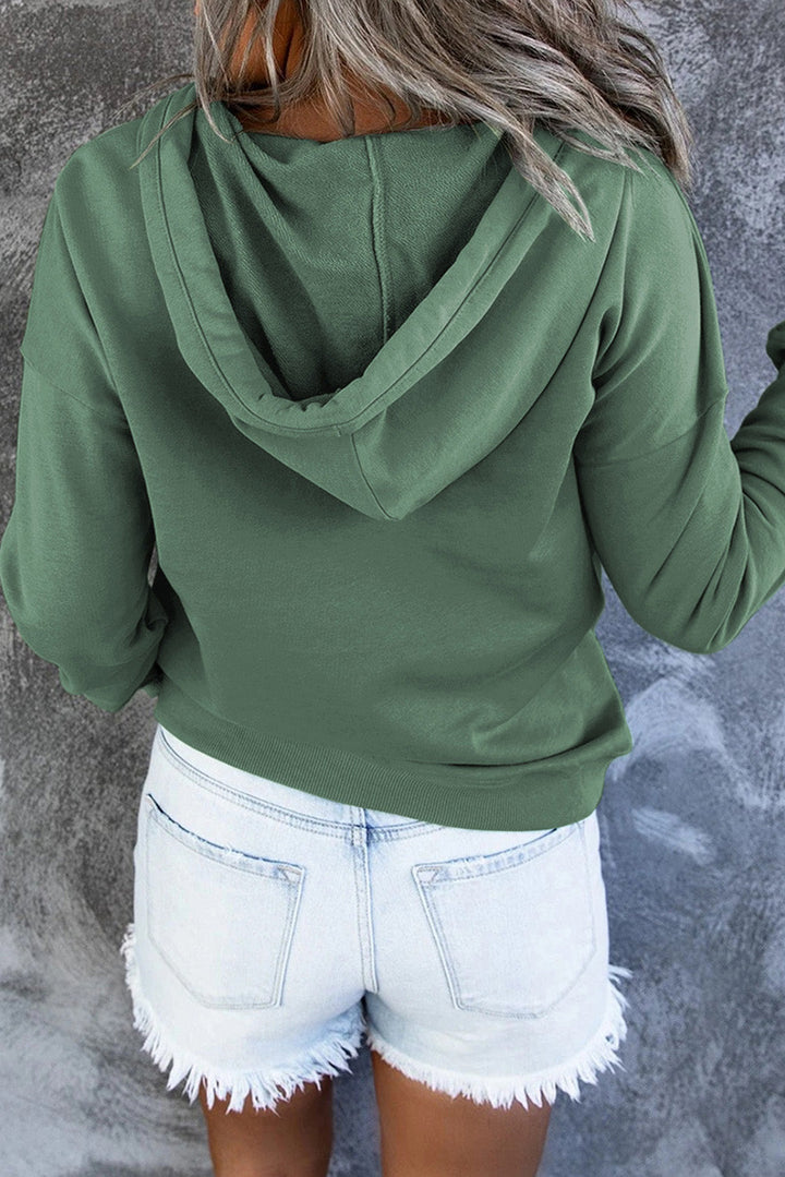 Levoire | Pull Fleece Chaud Avec Capuche Et Boutons