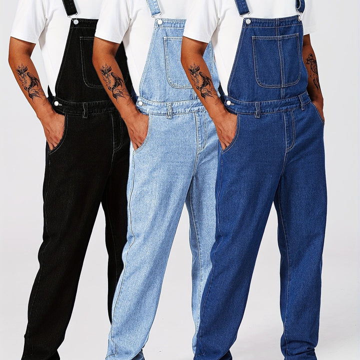 Levoire | Pantalons Salopette En Jean Pour Public À Bretelles Réglables