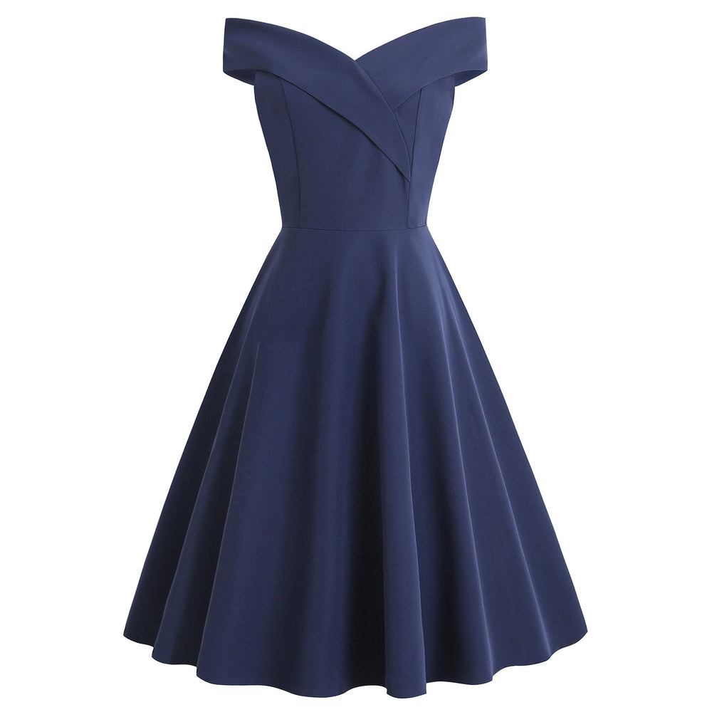 Levoire | Robe de cocktail vintage chic Bleu