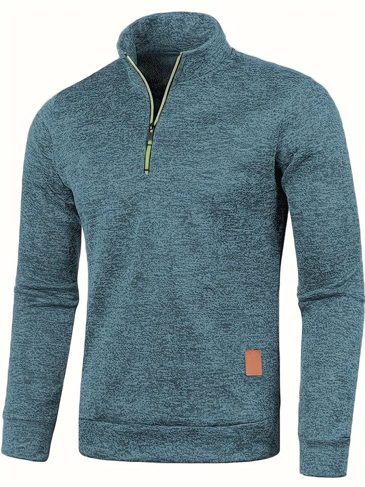 Levoire | Polo Classique Pour Hommes Seeblau