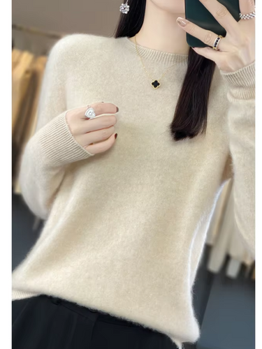 Levoire | Pull Femme Col Rond Doux Et Élégant Pull-over