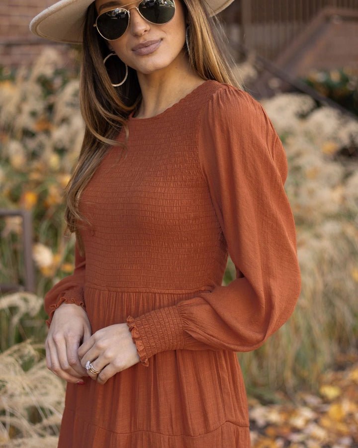 Levoire | Robe À Manches Longues Avec Couches Mi-Longues