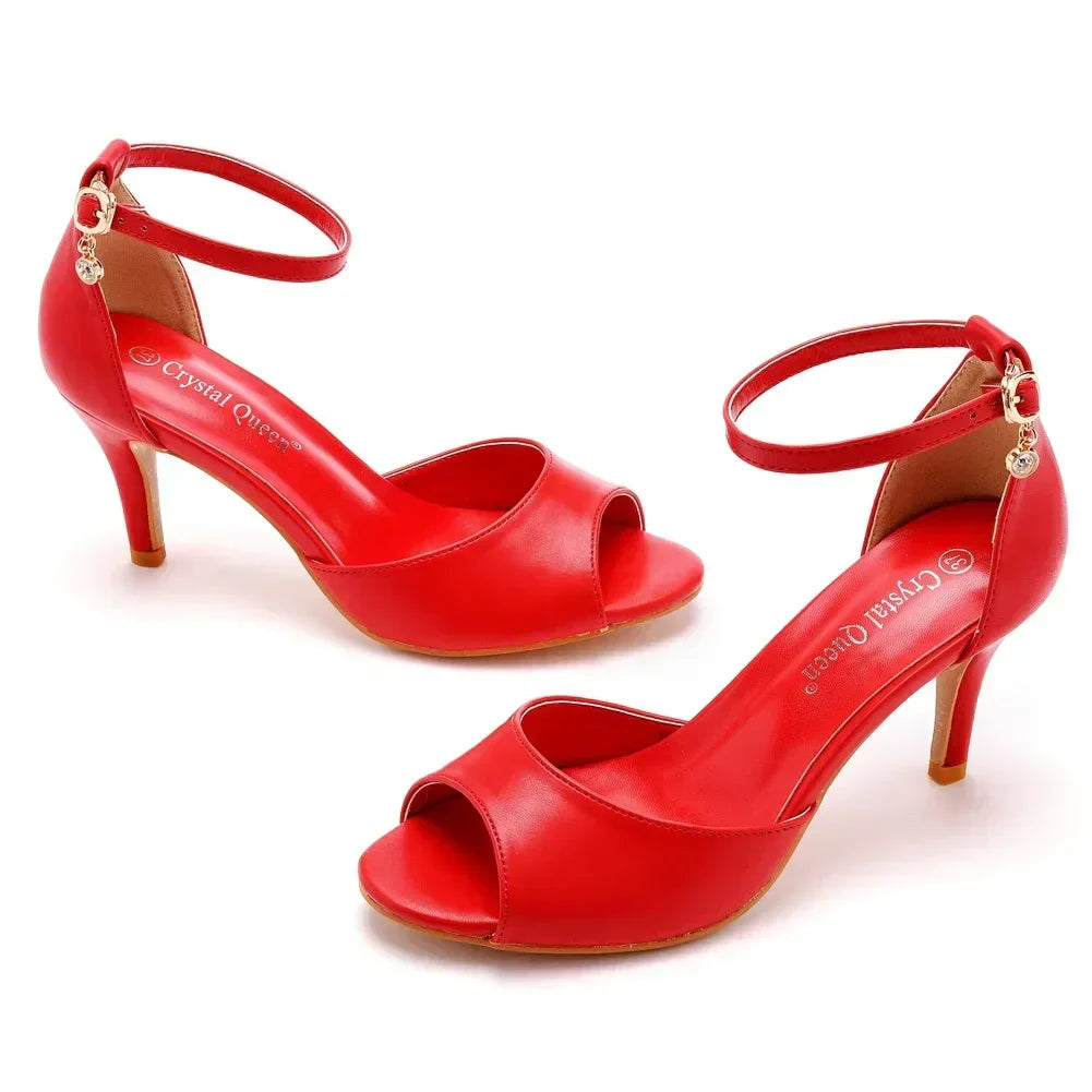 Levoire | Sandales À - Talons Pour - Femmes - Confort Rouge