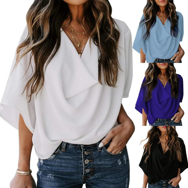 Levoire | Pull Gratuit Avec Décolleté En Cascade