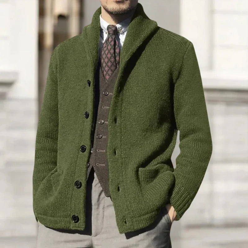 Levoire | Cardigan Élégant Vert