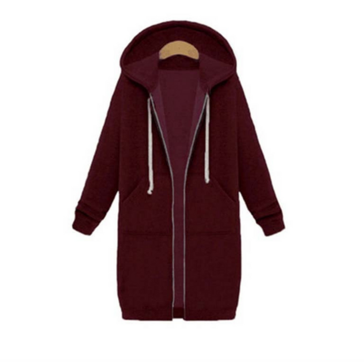 Levoire | Long Blazer Pour Femmes Bourgogne