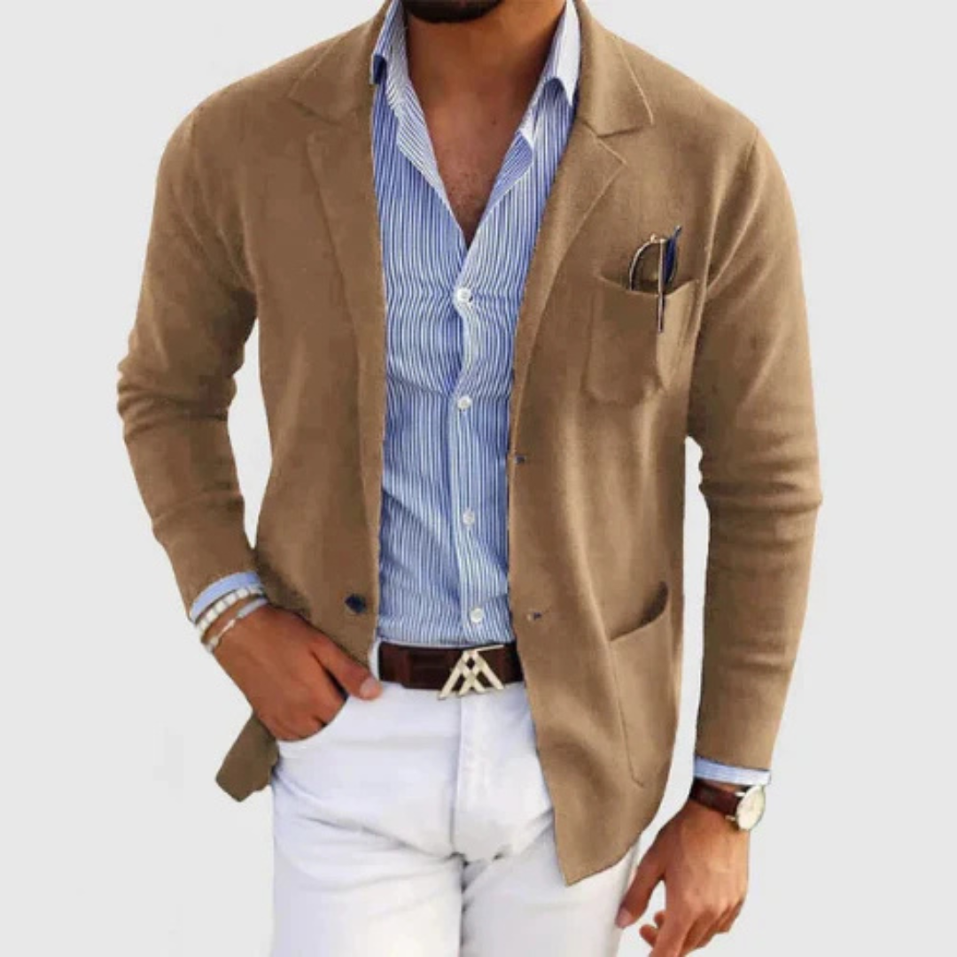 Levoire | Blazer Boutonné Chaud Beige