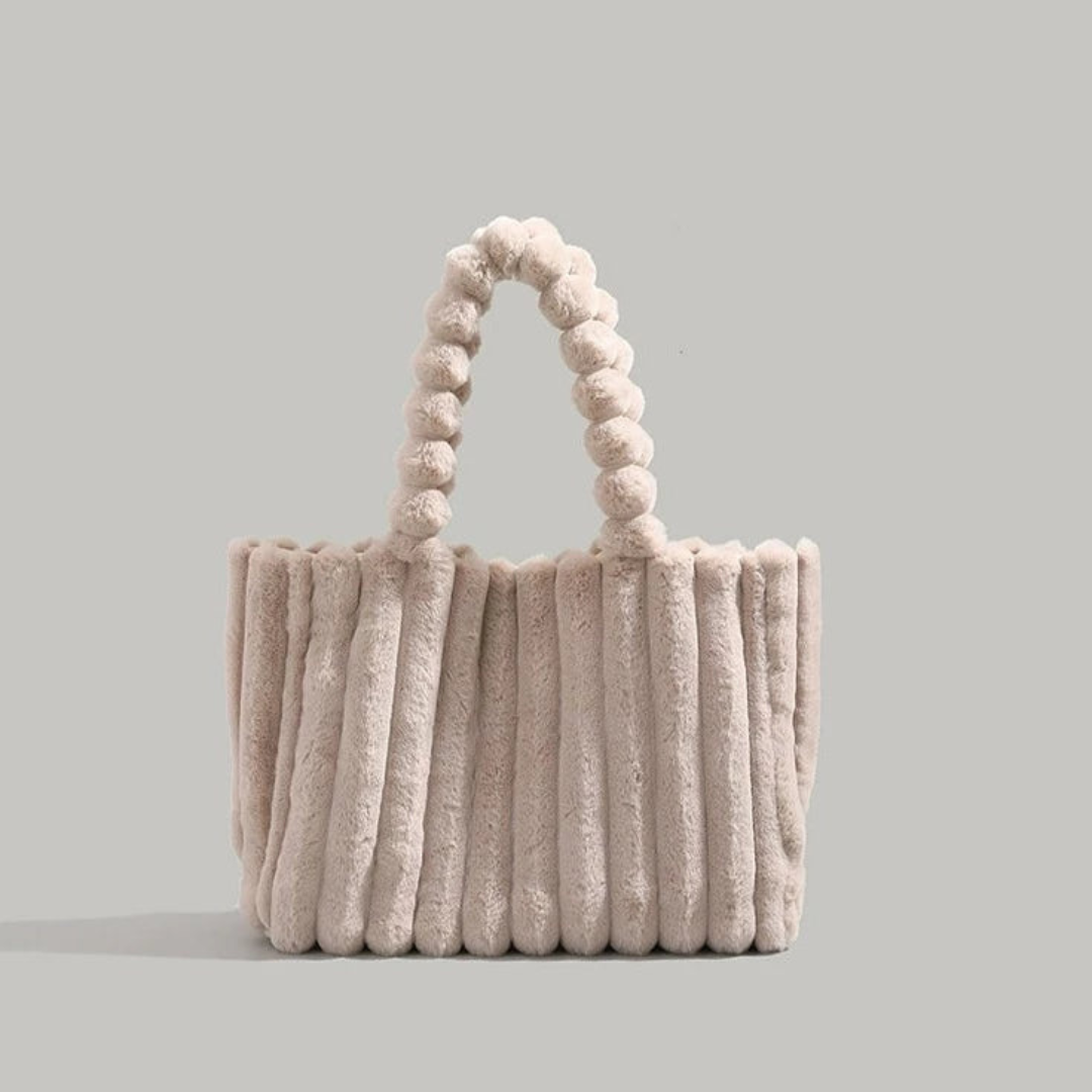 Levoire | Sac en peluche pour femmes Beige