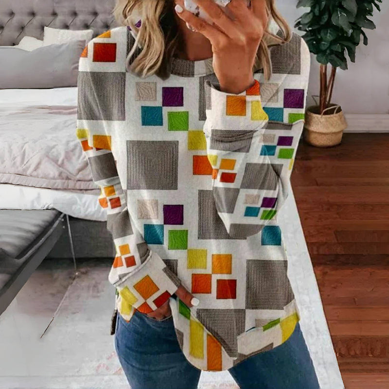 Levoire | Shirt Décontracté À Carreaux Colorés