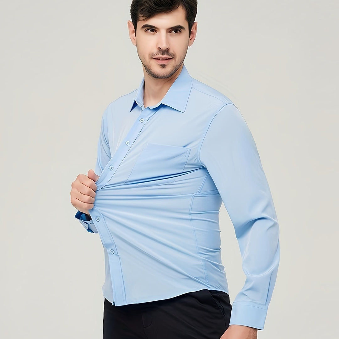 Levoire | Chemise De Business En Coton Respirant Pour Homme Bleu ciel