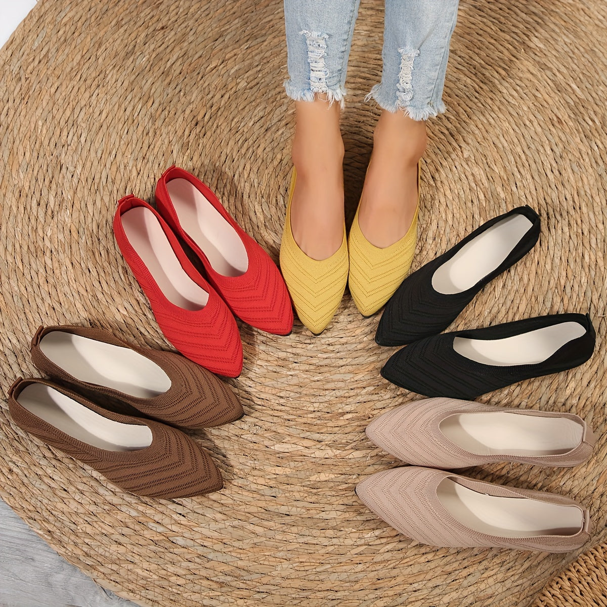 Levoire | Comfortable Pointed Toe Glide Shoes