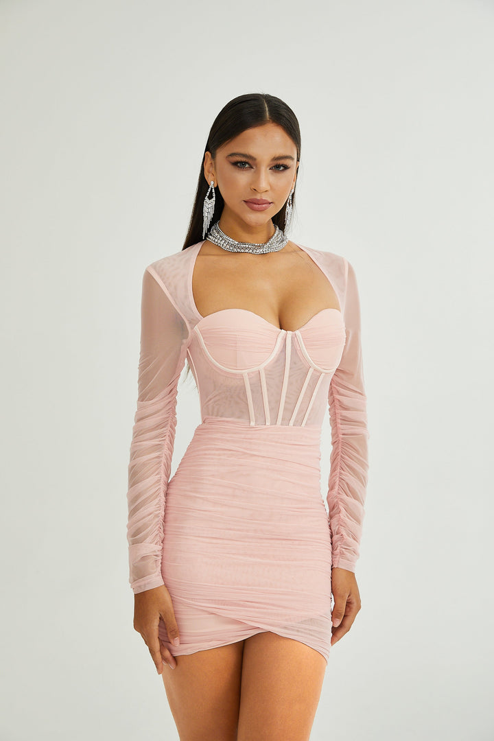 Levoire | Robe En Maille À Manches Longues