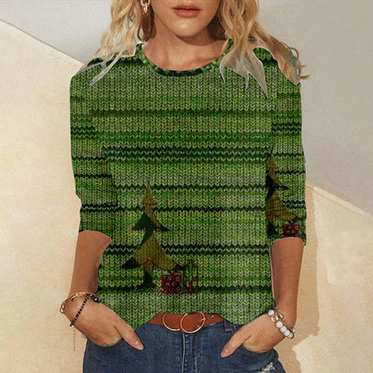 Levoire | T-Shirt Rayé Vintage Vert