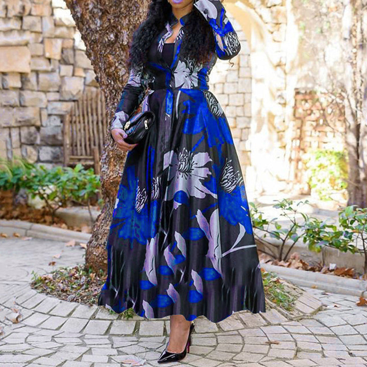 Levoire | Costume tendance imprimé nouveau style Bleu foncé