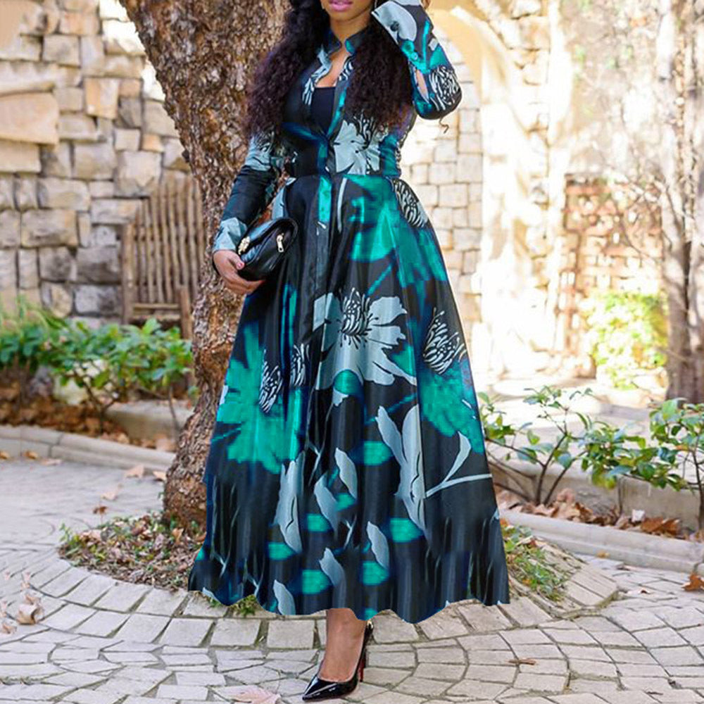 Levoire | Costume tendance imprimé nouveau style Vert