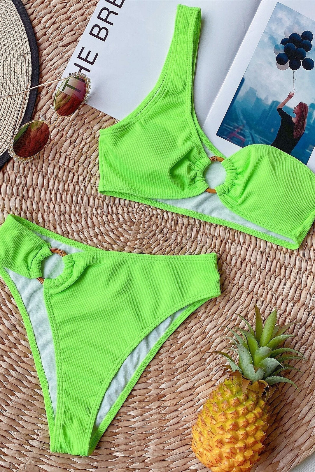 Levoire | Bikini Avec Bretelles Et Taille Haute