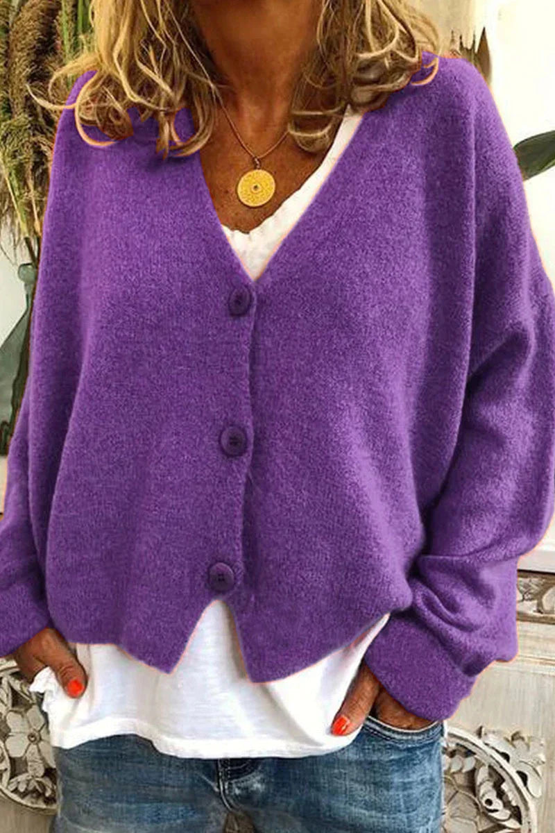 Levoire | Pull À Col V À Manches Longues En Tricot Lilla