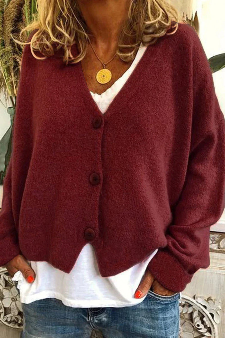 Levoire | Pull À Col V À Manches Longues En Tricot