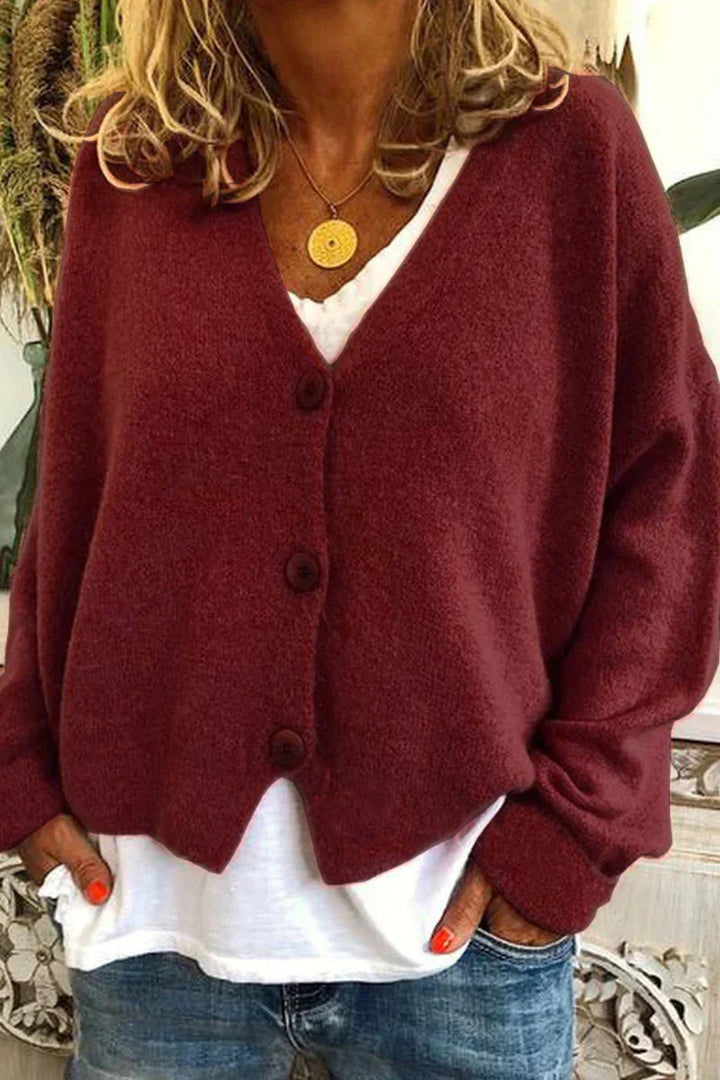 Levoire | Gilet Chaud Pour L'Automne Et L'Hiver Vin rouge
