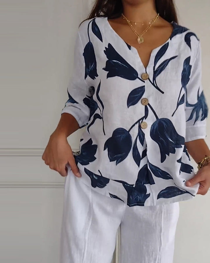 Levoire | Femmes Haut À Imprimé Floral