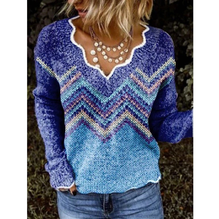 Levoire | Pull D'Hiver Confortable Et Moderne Bleu