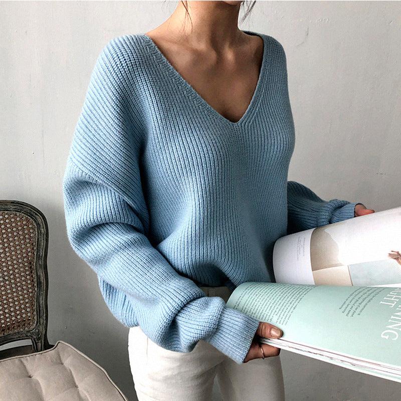 Levoire | Pull En Laine Chaud Pour Les Jours Froids Bleu Une taille