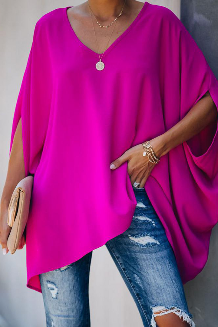 Levoire | Rento Pull Avec Col En V Et Manches Mi-Longues Rosa