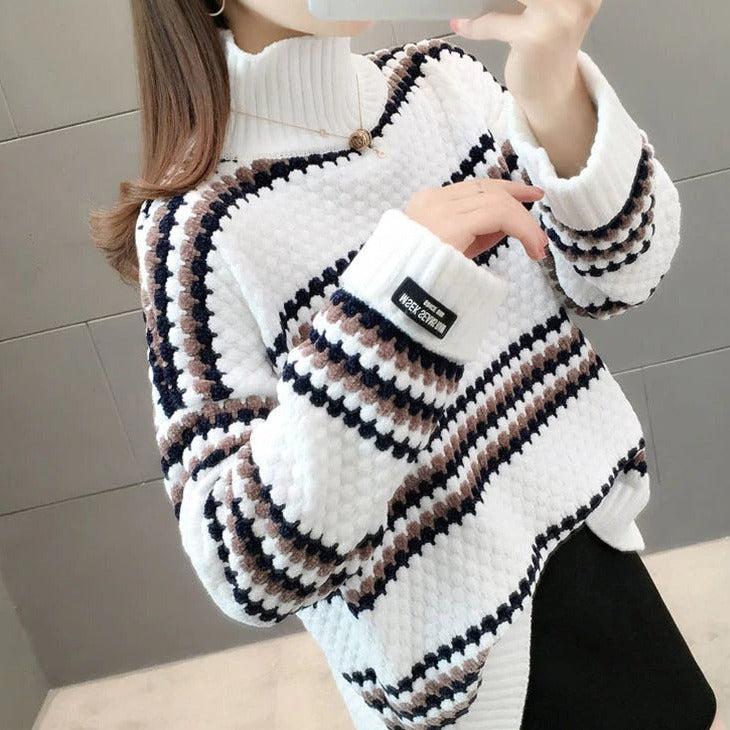 Levoire | Pull Élégant Chaud Avec Col Roulé