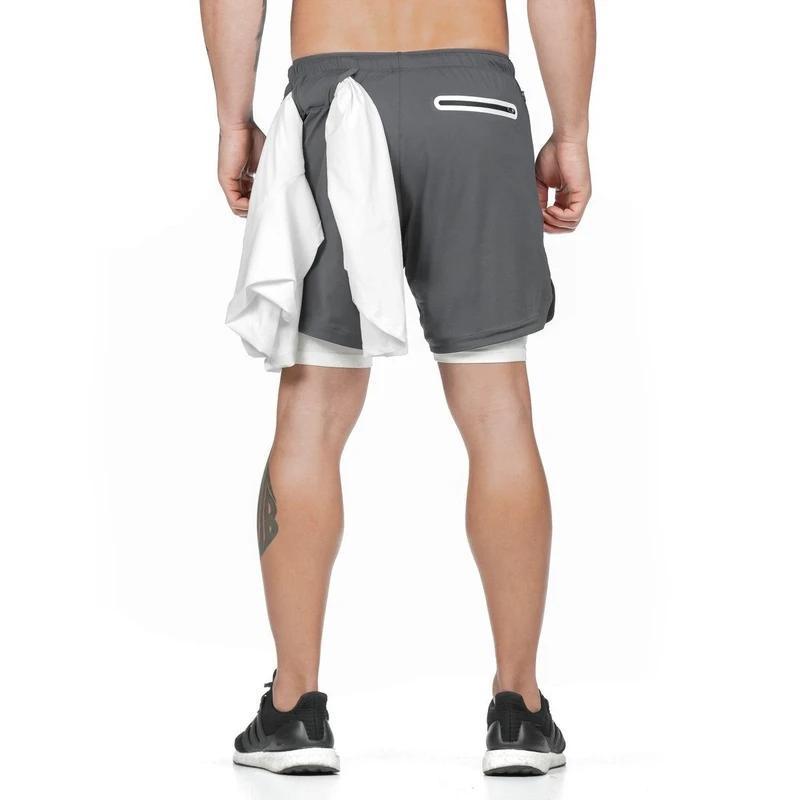 Levoire | Vêtements De Sport Shorts Courts Pour Hommes Gris foncé