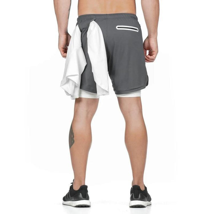 Levoire | Vêtements De Sport Shorts Courts Pour Hommes Gris foncé